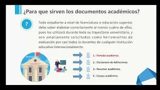 Tipos de Documentos Académicos
