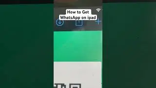 WhatsApp on IPad 