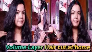 How to cut Volume Layer Hair cut at home | Viral Butterfly Hair cut | #haircut  kamalia's lifestyle