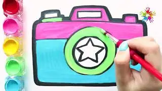 Fotoğraf Makinesi | Çizme ve Boyama | Çocuklar İçin Resim Çizme