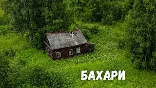 Деревня Бахари, река Вишера с высоты птичьего полета. Красновишерск, Пермский край.