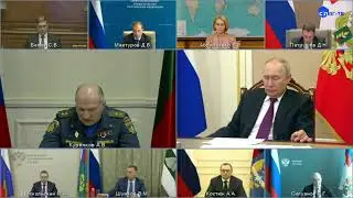 ГУБЕРНАТОР ЕВГЕНИЙ  КУЙВАШЕВ ДОЛОЖИЛ ПУТИНУ