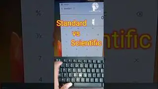 Shortcut key to switch between Standard calculator and Scientific Calculator | Standard vs Scienfic