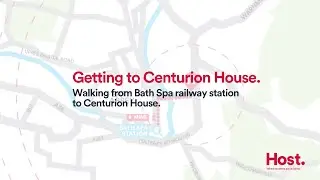 Host | Walk from Bath Spa Railway Station to Centurion House, Bath.