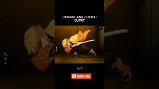 INOSUKE AND ZENITSU OUTFIT X Free Fire Free Fire X Demon slayer#freefirexdemonslayer#freefire#shorts