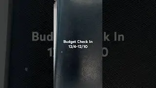 Weekly Budget Check In #budgetting #cashenvelopesystem #budgetwithme