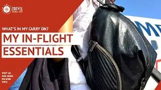 My In-Flight Essentials: What's in My Bag