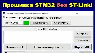 Мой программатор для STM32 без Ардуино и ST-Link - Nyam Flash Loader для Windows