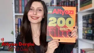 ALTYAZI Sinema Dergisi’nin 20. yıl özel sayısını inceliyorum | Lumière'den günümüze sinema tarihi ✨