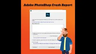 Camera raw filter Crash Report |  Adobe Photoshop CC 2019 , 2020 Finally Fixed