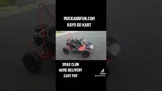 Kayo go kart electric and petrol models at muckandfun Home delivery Xmas club