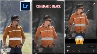 Cinematic Black Tone 🔥 Lr photo editing | Lightroom mobile editing | yashuyashendra