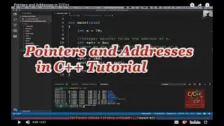 Pointers and Addresses in C/C++ | Software Coding Tutorials Channel