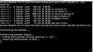 50. Terraform Input Variables   Assign with  auto tfvars files