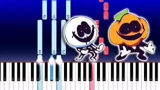 Spooky Month - Friday Night Funkin (Piano Tutorial)