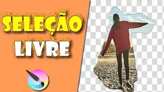 Ferramenta de SELEÇÃO LIVRE no Krita - Como REMOVER o FUNDO da IMAGEM
