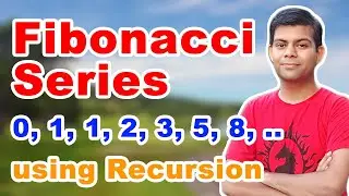 Fibonacci Series using Recursion | nth Fibonacci term using recursive technique | Java Program