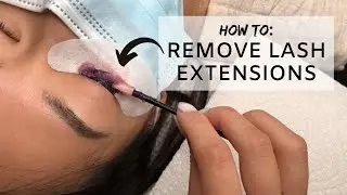 Best Way to Remove Lash Extensions (For Lash Artists)