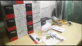 Обновлённый PROWIN KL-410 LVLP, сравнение с другими китайскими и тайваньскими краскопультами