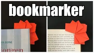 How To Make An Origami Bookmark Fast | EASY tutorial
