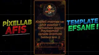 PİXELLAB AFİŞ TEMPLATE!!!