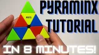 How to Solve a Pyraminx in 8 Minutes! (Beginner Layer by Layer) [4K]