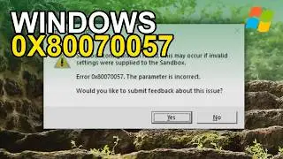 Can't Extract Files On Windows? Fix! 0x80070057