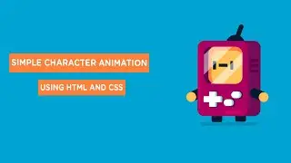 CSS Character Running Animation | CHARACTER WALKING ANIMATION(PURE CSS)