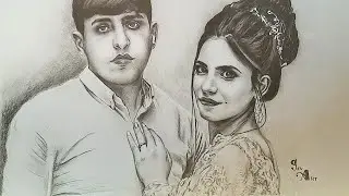 Красивые Молодожены Портрет [ Gev Art ]-Beautiful Newlyweds Portrait