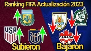 Así Finalizan las selecciones  en el Ranking FIFA luego del Mundial.