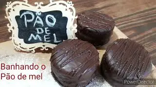 🍯  🍫 Como banhar pão de mel no Chocolate para ficar com a casquinha fininha