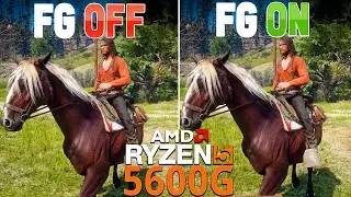 RDR 2 + FSR 3 Mod on Ryzen 5 5600G: Amazing Performance!