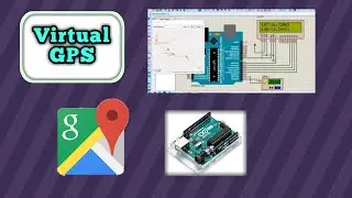 Simulation of GPS module in Proteus for Latitude and Longitude