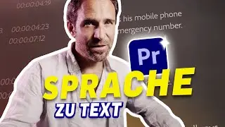 Sprache zu Text: Automatische Transkription und Untertitel in Premiere Pro | Tutorials | Studio 1