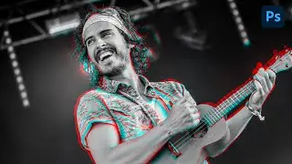 How To Create Split Color Effects in Photoshop - Shorts