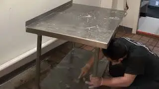 HOW TO CLEAN PREP TABLE