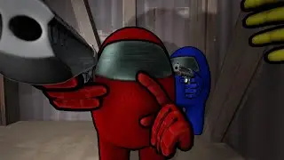 Teammate stabs me in the back!?!?! (Among Us)