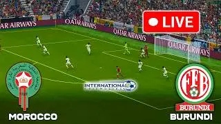🔴LIVE: Morocco vs Burundi | International Friendly 2026 | ePES21 Full Match Simulation