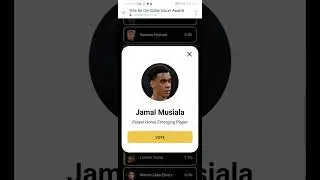 Voting for Globe Soccer Awards #globesoccerawards #football