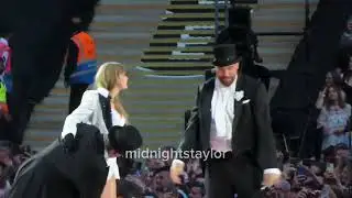 Travis joining Taylor on stage | Eras Tour posted by midnightstaylor