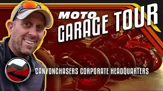 Visit CanyonChasers Corporate Headquarters // Motorcycle Garage Tour