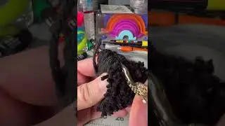 Making a soot sprite from Spirited Away. 