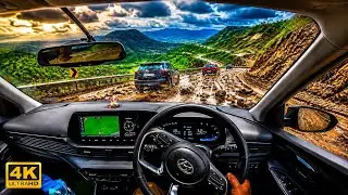 POV😳Dangerous Ghat Road Driving from Pune to Sangli | Hyundai i20 Real Experience | ASMR