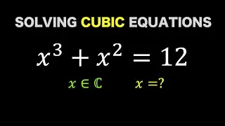 Complex Solution of a Cubic Equation