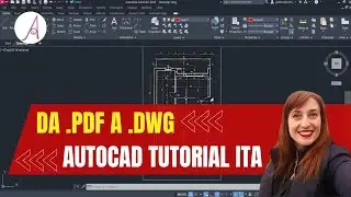 Da .pdf a .dwg - Autocad tutorial ita