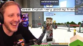 Philza Reacts to Graf's Perfect English on QSMP Minecraft