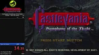 Castlevania: Symphony of the Night, Richter - Save The Game speedrun in 0:00:05