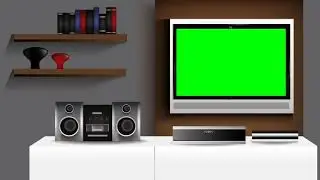 Television Green Screen For Editing || Green Screen TV