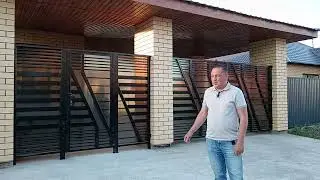 01.07.24 Ворота и калитка модель hi tech