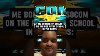 Me booting up the best ps2 exclusive ever... #shorts #socom #socom2